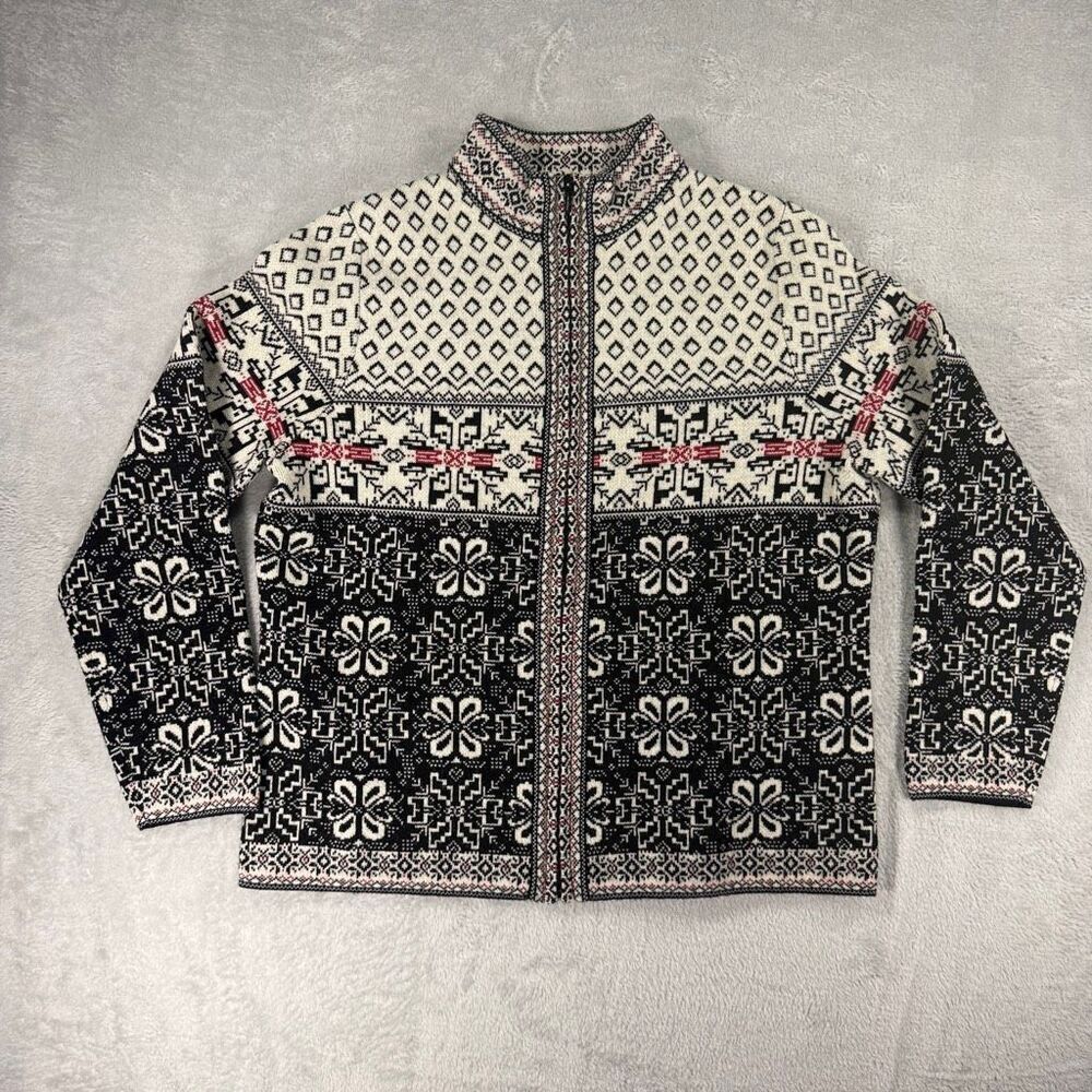 PENDLETON 100% Wool Fair Isle Full Zip Cardigan Sweater Petite Medium I
